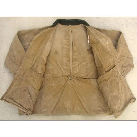 Filson Upland Waxed Tin Cloth Hunting Jacket Coat Men's Sz 48 Style 66 Made USA - Picture 5 of 12